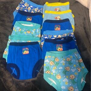 Toddler Cocomelon Training Underwear Size 3T Lot of 11 Pair